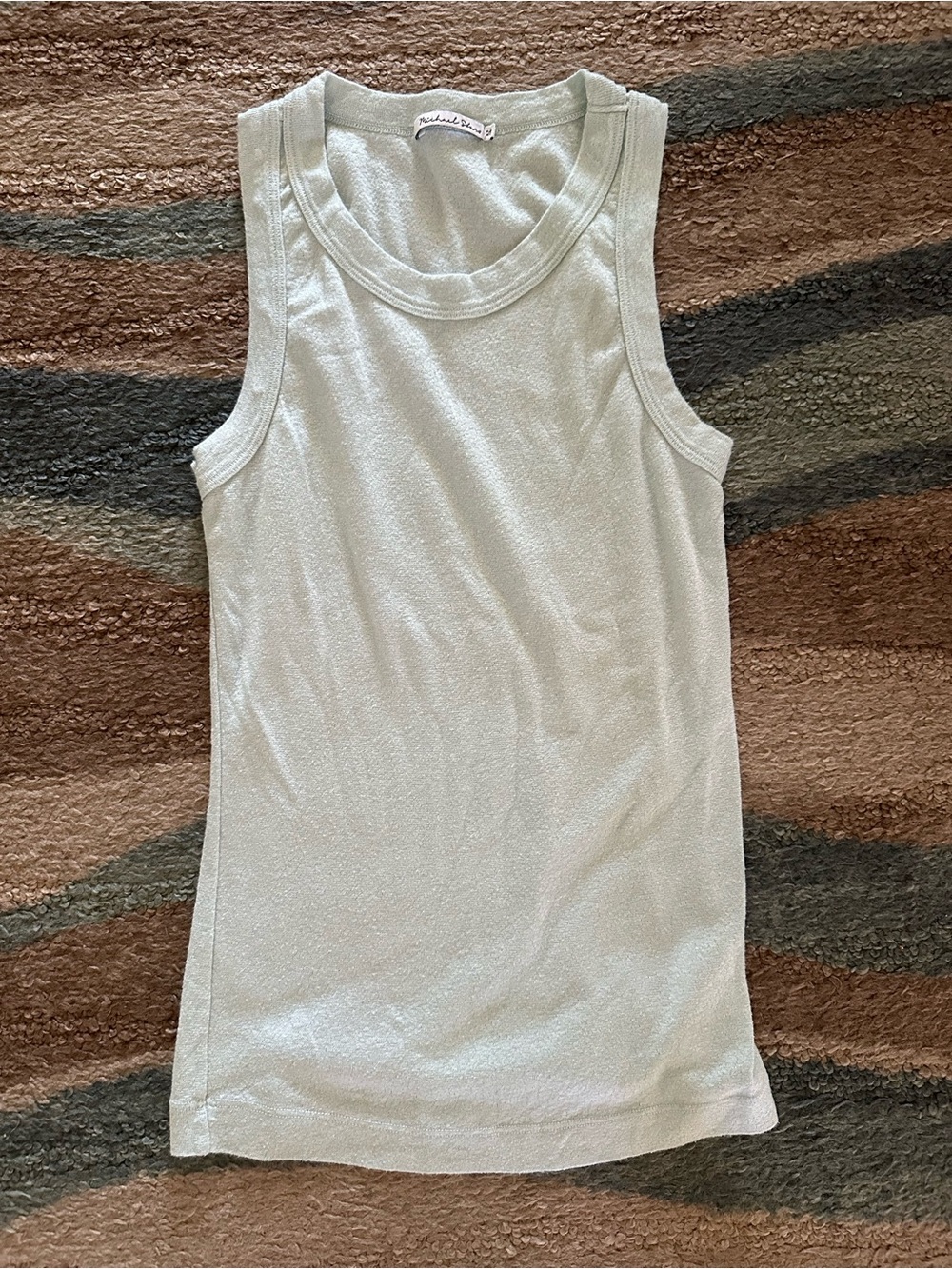 Michael Stars Mint Green Scoop Neck Tank Top